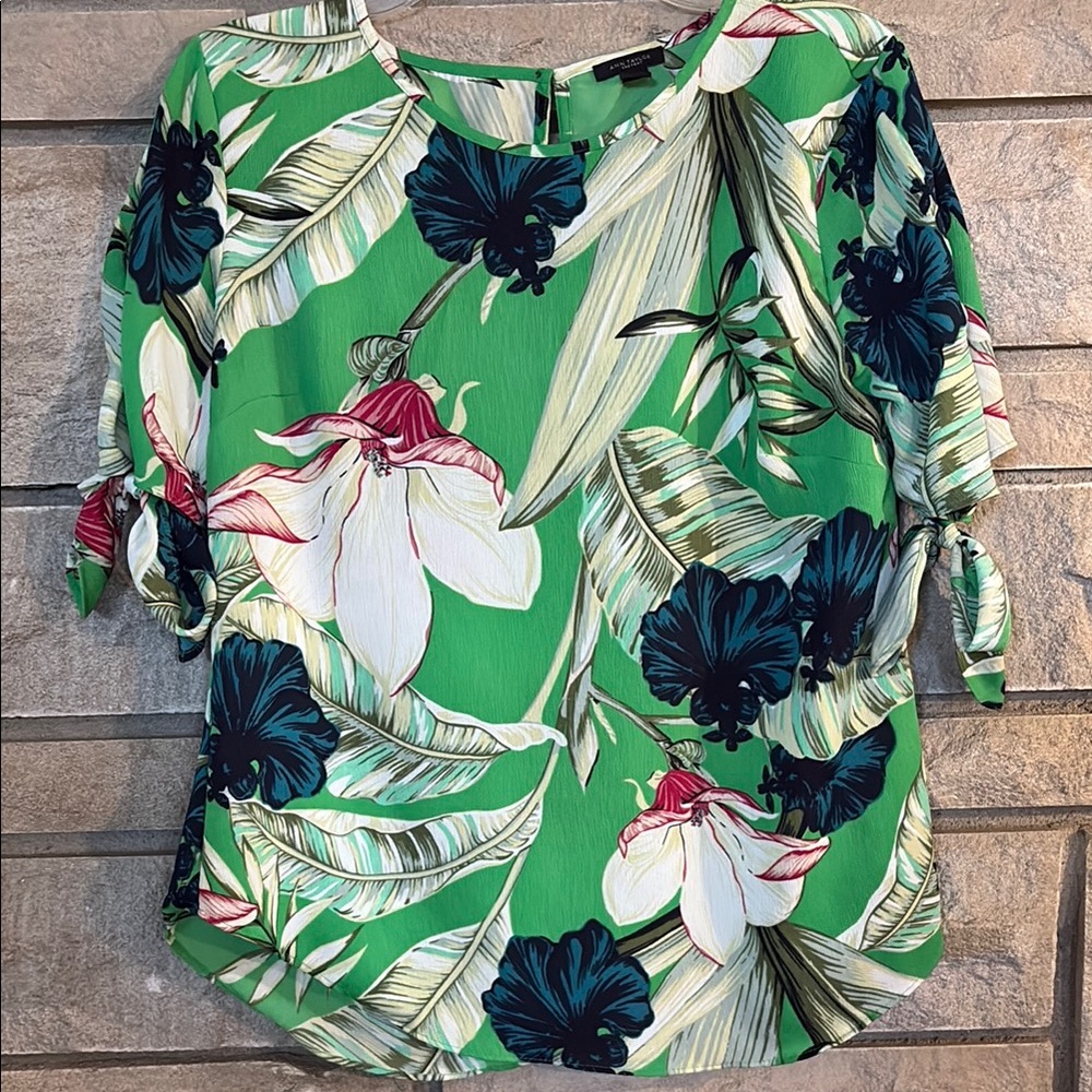 Ann Taylor Tropical Blouse